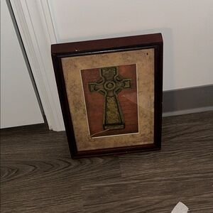 Framed Celtic Cross Wall Art